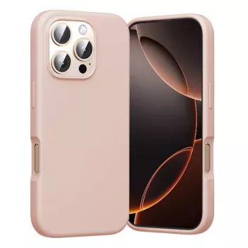 Kaitseümbris Vention KUHP0-30 iPhone 16 Pro MagSafe jaoks, roosa, õhuke pehme kate