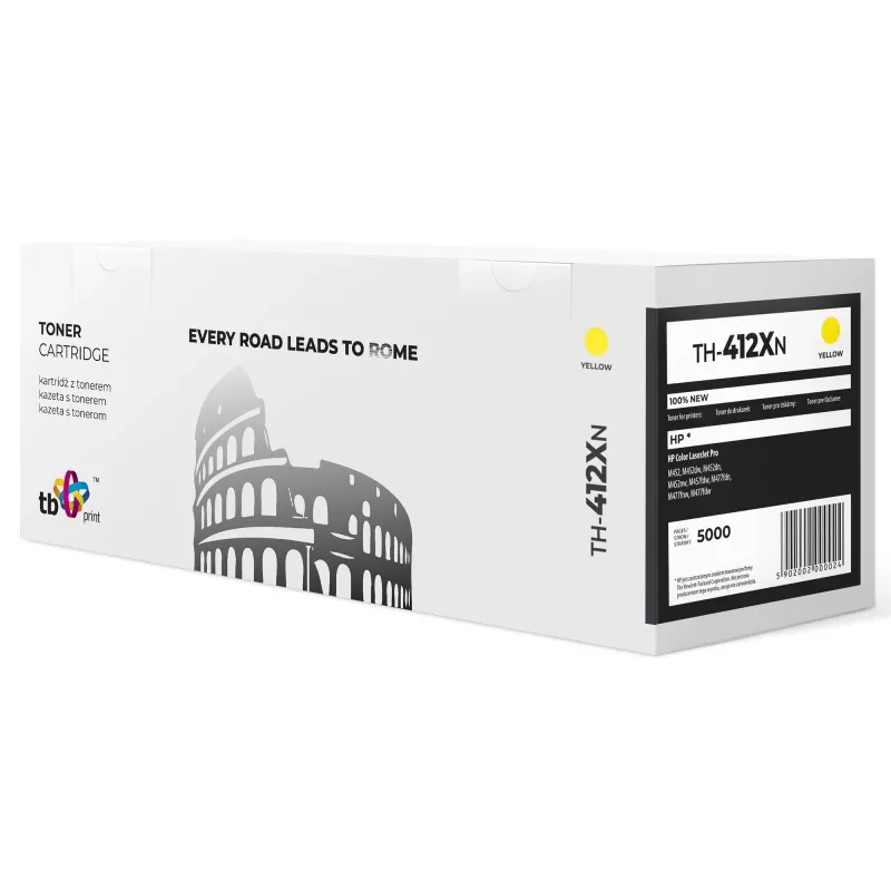 Toner TB Kompat. S HP CLJ M452/477, kollane, uus.