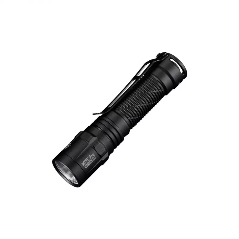 Käeshoitav taskulamp Nitecore MT2C Pro, kompaktne alumiiniumist LED, USB-laetav, 50 lm min, veekindel 2 m, põrutuskindel, 117,5 mm, 64 g, must