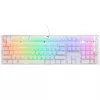 Ducky One 3 RGB klaviatuur mänguritele USB QWERTY USA inglise keel Valge