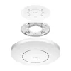 Juhtmevaba pöörduspunkt Cudy AP11000 — kolmeribaline Wi‑Fi 6 (2,4/5/6 GHz), 5760 Mbit/s, MU‑MIMO, lae-/seinale kinnitatav
