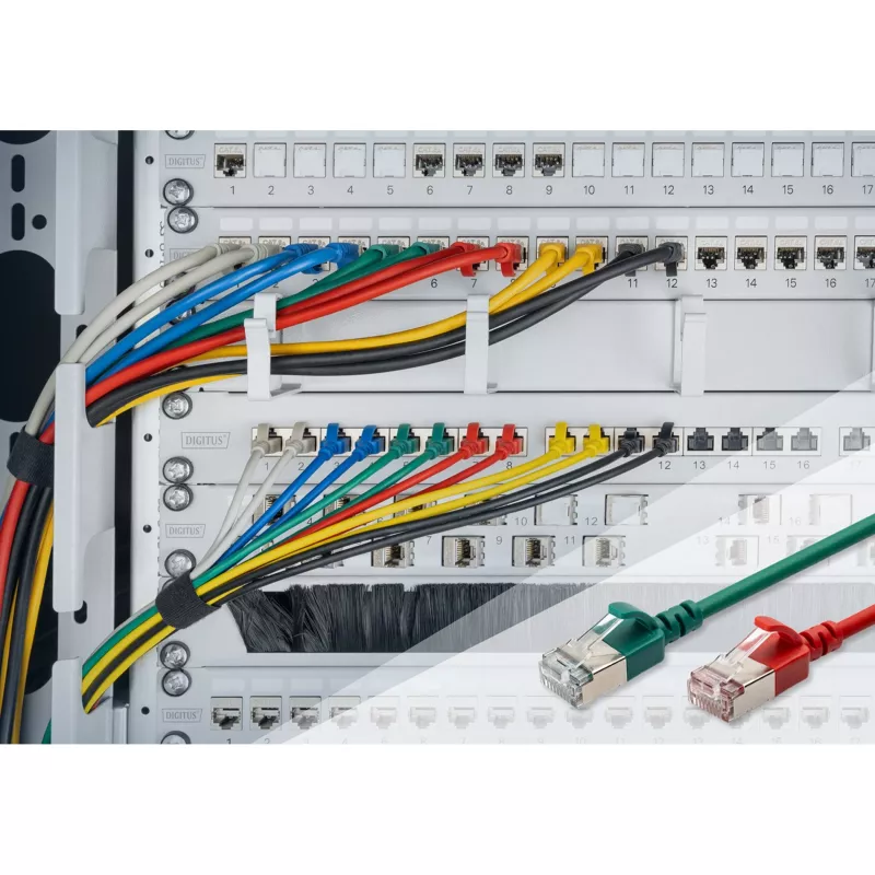 Digitus CAT 6A F-FTP õhuke patch-kaabel 10 m gray