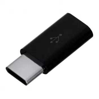 Savio AK-31 / B kaabli liidese/suguadapter Micro USB USB 3.1 Type C Must
