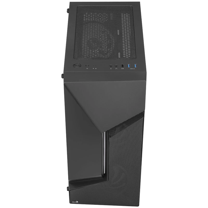 Aerocool Scape-G-BK-v2 Midi-Tower, Tempered Glass, FRGB - must