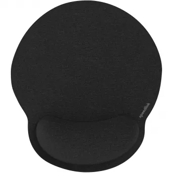 Mäluvaht hiirematt Speedlink VELLU randmetoega, 230×254 mm, must