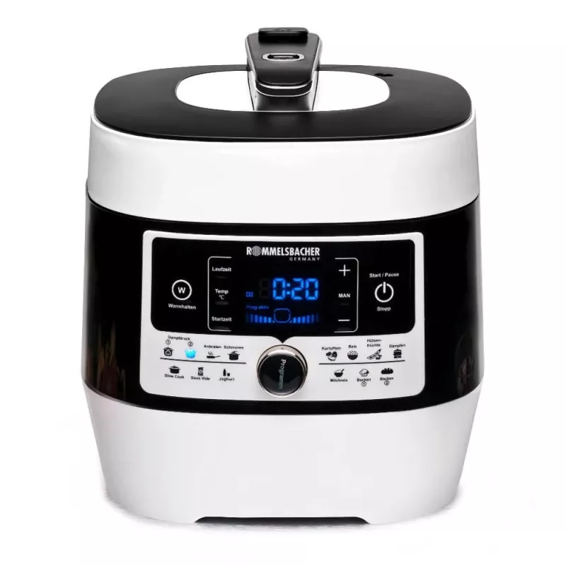 Elektrooniline survekeetja Rommelsbacher MD 1000 – 4 l, 1000 W, 14 programmi, valge/must