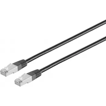 Võrgukaabel S/CONN Must Cat6 S/FTP 0,25 m