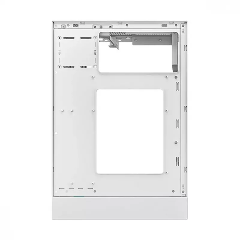 DeepCool CH170 PLUS WH Midi Tower arvutikorpus — valge, karastatud klaas, toetab micro ATX/mini-ITX, GPU kuni 34,2 cm, CPU jahuti kõrgus 164 mm
