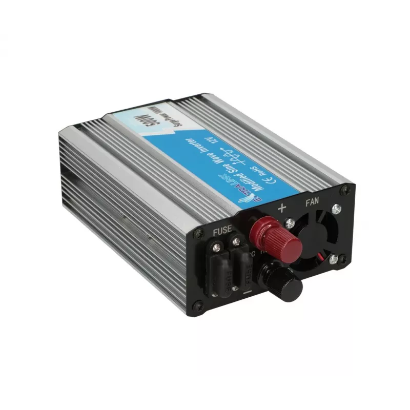 Autopingemuundur Extralink OPIM-500W 12V, 500W modifitseeritud siinus, alumiiniumkorpus, aktiivjahutus