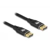 DeLOCK DisplayPort-kaabel 8K 60 Hz 3 m Must Metallist