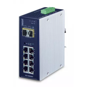 PLANET IGS-10020MT võrgulüliti Hallatav L2+ Gigabit Ethernet (10/100/1000) Must
