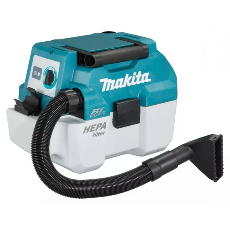 Makita DVC750LZX1 tolmuimeja Sinine, Valge 7,5 l 55 W