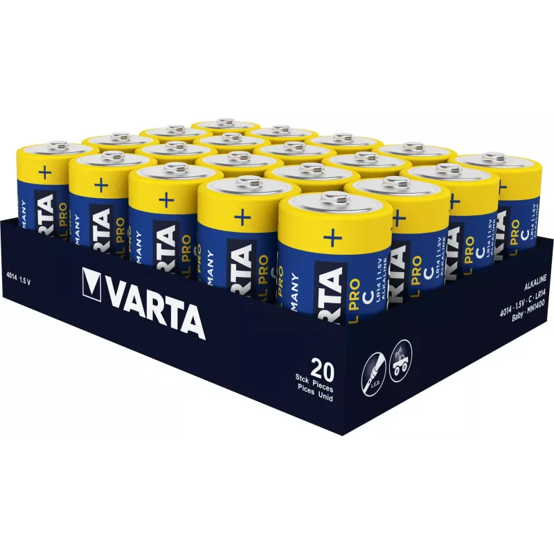 VARTA leelispatarei C R14 Industrial PRO 20