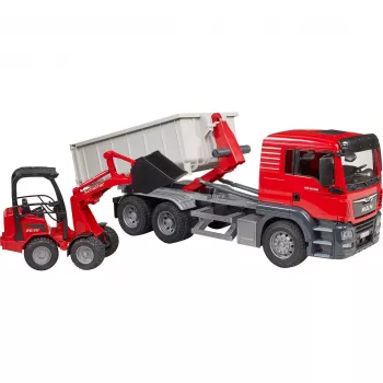 Veoauto ja roomikukomplekt BRUDER MAN TGS Truck Multivärviline