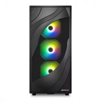 Sharkoon REBEL C80M RGB Midi Tower Must
