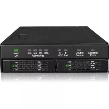Kettaseade Icy Dock MB902SPR-B R1 Must 2,5-tolline SATA