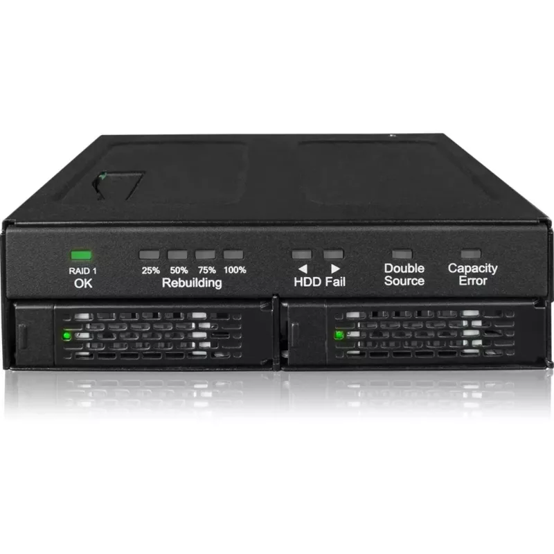 Kettaseade Icy Dock MB902SPR-B R1 Must 2,5-tolline SATA