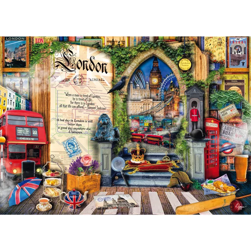 Pusle 1000 tk, Schmidt Spiele Aimee Stewart: Memories of London