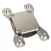 Veeblokk Aqua-Computer 21703 — atsetaal/nikkel, pesa AM4, 111×75×22 mm, must/hõbedane