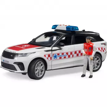Vehicle Range Rover Velar Fire Engime with figurine