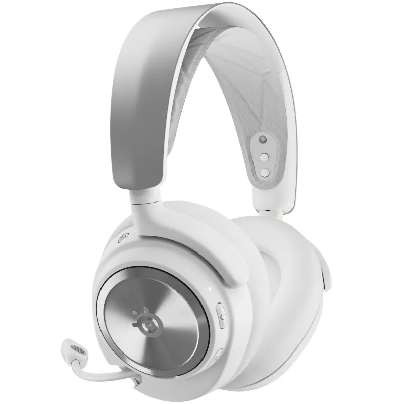 Headset STEELSERIES 61524 wired circumaural Valge head-band headphones
