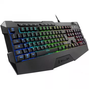 Sharkoon SKILLER SGK4 klaviatuur Gaming USB QWERTZ Saksa Must
