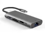 Adapter USB USB-C - 2 x USB 3.0, 1x USB 2.0, 1x Type C (PD), HDMI, SD, RJ45