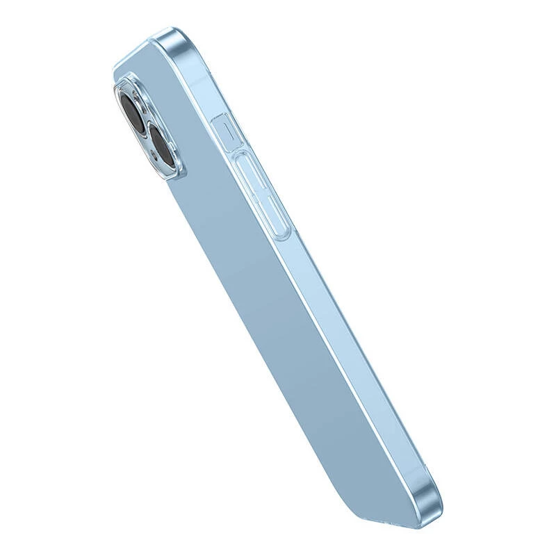 Baseus Crystal seeria kaitseümbris iPhone 14 Plusile karastatud klaasist tagaküljega
