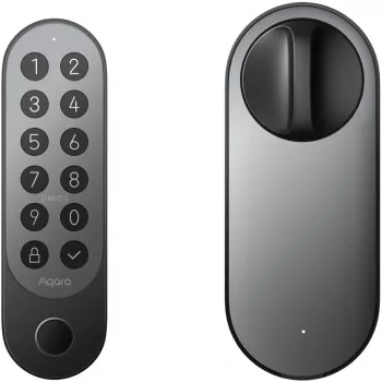 Nutikas ukselukk Aqara EL-D02D-B Bluetooth Võti Kood RF-kaart