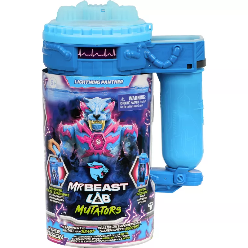 Mängufiguur Usorteret Mr. Beast Lab Mutators Mutation Chamber Lightning Panther kollektsioneeritav figuur
