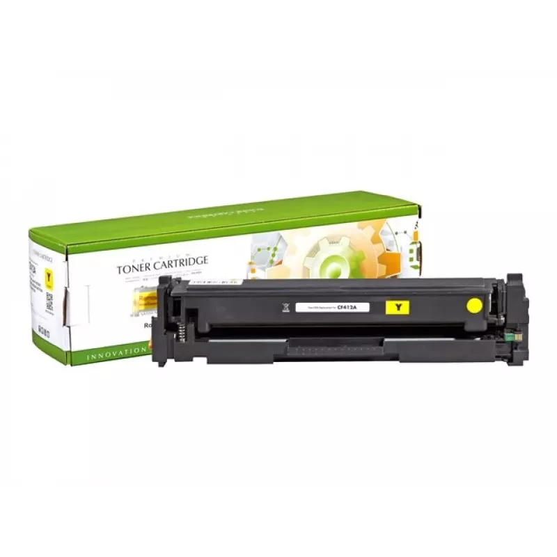 STATIC Toonerikassett, ühildub HP CF412A-ga, kollane, ühilduv, 2300 lehekülge