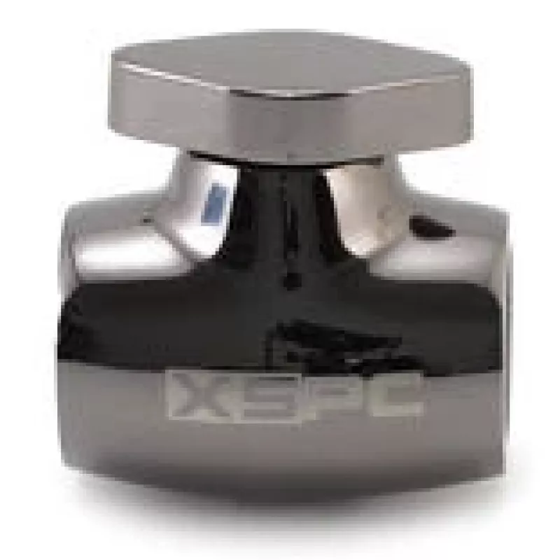 XSPC G1/4 kuulventiil, messingkorpus must-kroom viimistlusega, mudel WASC-504