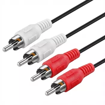 ROLINE GOLD RCA-ühenduskaabel simplex pistik / pistik, punane 2,5m (11.09.4231)