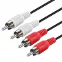 ROLINE GOLD RCA-ühenduskaabel simplex pistik / pistik, punane 2,5m (11.09.4231)