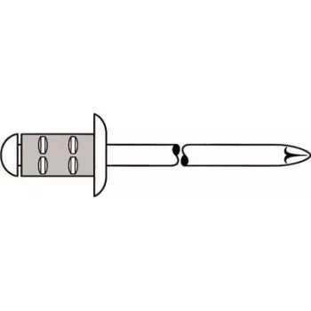 Pime needid GESIPA Polygrip 6,4x15 Al/A2 1,5–9,0 mm, pakk 250 tk