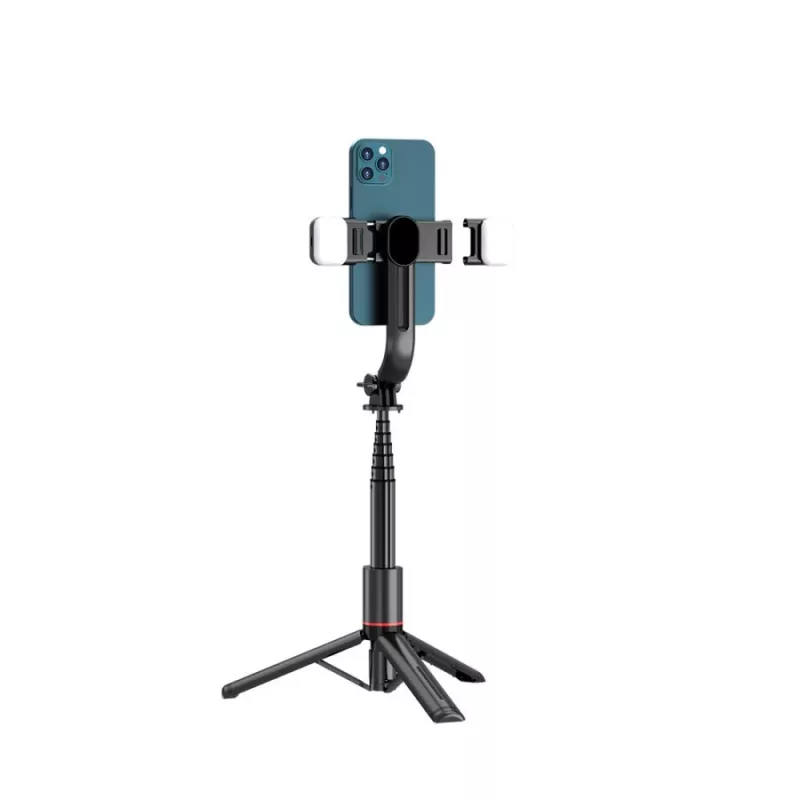 Tech-Protect L05S Selfie Stick alus LED-lamp Bluetooth-kaugjuhtimispult