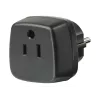 Reisiadapter USA, Jaapan/maandatud pistik, pistikupesa adapter must
