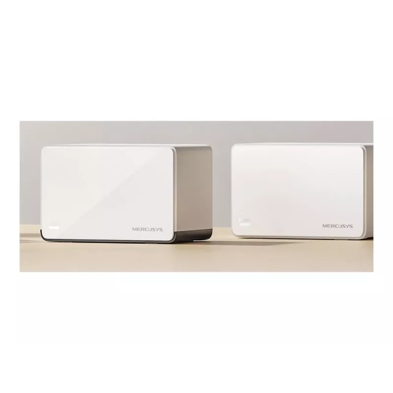Traadita ruuter MERCUSYS Halo H85X 2‑pack Dual Band Wi‑Fi 6 kuni 3000 Mbps võrksüsteem