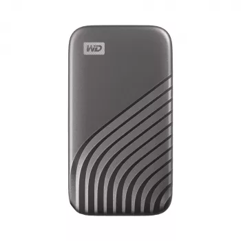 WD My Passport SSD WDBAGF0040BGY - SSD - krüpteeritud - 4 TB - väline (kaasaskantav) - USB 3.2 Gen 2 (USB-C pistik) - 256-bit AES - hall