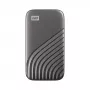 WD My Passport SSD WDBAGF0040BGY - SSD - krüpteeritud - 4 TB - väline (kaasaskantav) - USB 3.2 Gen 2 (USB-C pistik) - 256-bit AES - hall