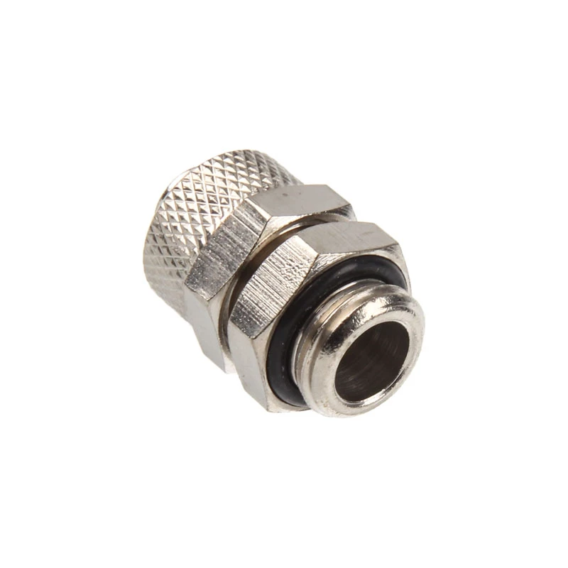Sirge liitmik G1/4 tolli kuni 10/8 mm - läikiv hõbe