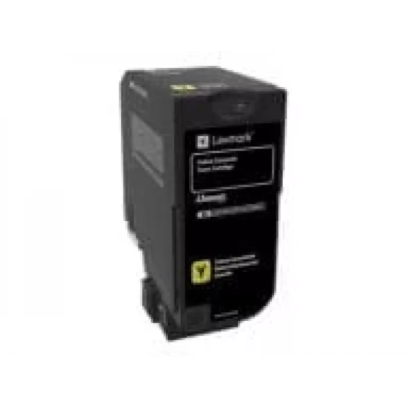 Tooner Lexmark LCCP CS720de CS720dte CS725de CS725dte CX725de CX725dhe CX725dthe jaoks 5000 lehekülge Kollane