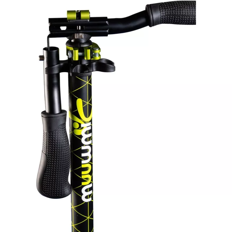 Alumiiniumist tõukeratas Pro 215 mm (must/laim)