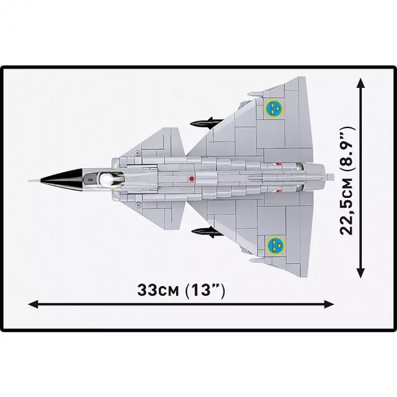 Cobi Blocks Saab AJ 37 Viggen 881 elemendist ehituskomplekt
