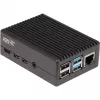Alumiiniumkorpus Raspberry Pi 4 B-le (must (matt))
