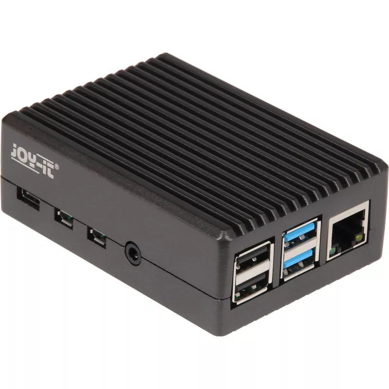 Alumiiniumkorpus Raspberry Pi 4 B-le (must (matt))