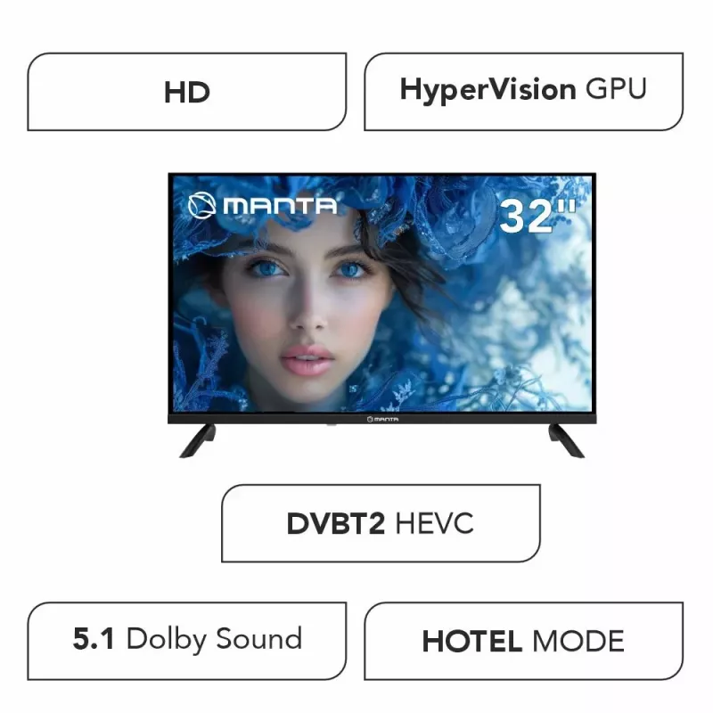LED-teler MANTA MATV001LHN32 32-tolline HD Ready