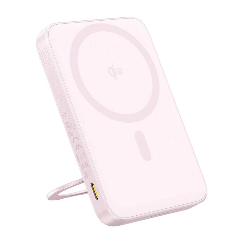 Akupank Baseus PicoGo Qi2 5000mAh 20W Roosa