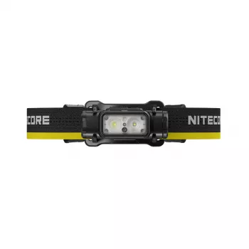 Pealamp Nitecore NU50 must kollane LED veekindel põrutuskindel
