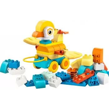 Mänguasjakomplekt LEGO DUPLO 3-in-1 Loomad ratastel 10448 — DUPLO ehita-ja-mängi loomad, 58 tk, vanus 2+